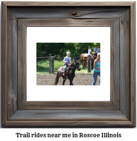 trail rides near me in Roscoe, Illinois